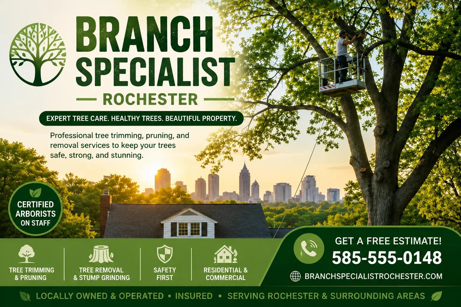 Professional Tree Removal Rochester NY for Safe and Reliable Property Care